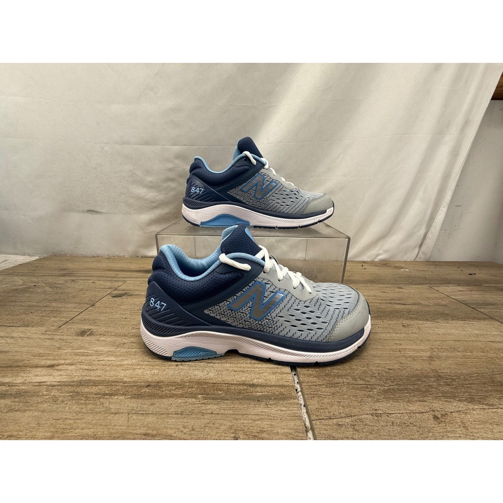 New Balance 847v4 Walking Shoes Grey Blue WW847LG4 Womens 8 B